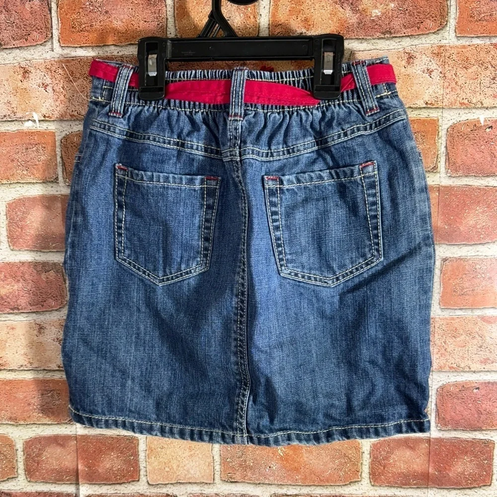 denim back to school skirt/skort size 12 Gymboree